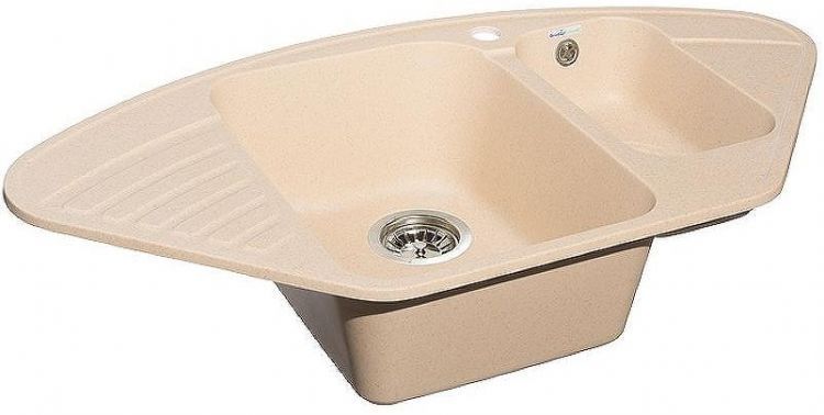 Кухонная мойка GranFest Quarz GF-Z14 Бежевая