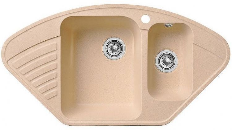 Кухонная мойка GranFest Quarz GF-Z14 Бежевая