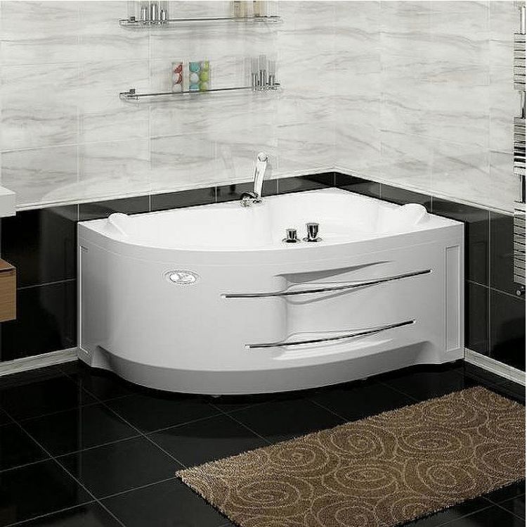 Акриловая ванна Radomir Vannesa Ирма 149х96 R 2-76-2-2-0-216 с гидромассажем Баланс Хром