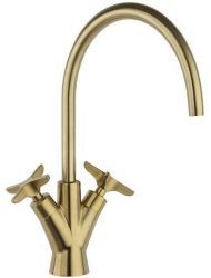 Смеситель для раковины Ramonsoler Adagio 910101OC Золото брашированное