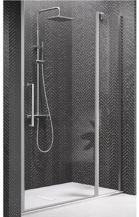 Душевая дверь Novellini Young 90 Y22P87-1K профиль Хром стекло прозрачное