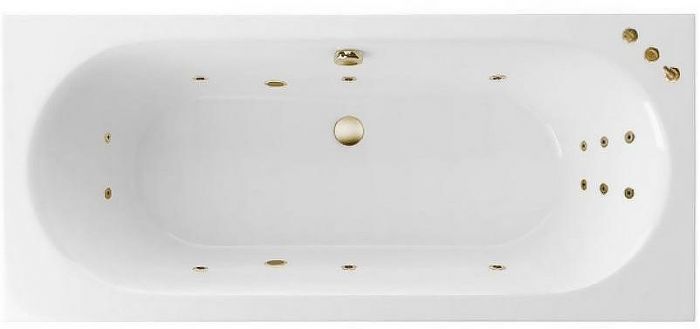 Акриловая ванна Excellent Oceana 180x80 WAEX.OCE18.SMART.BR с гидромассажем
