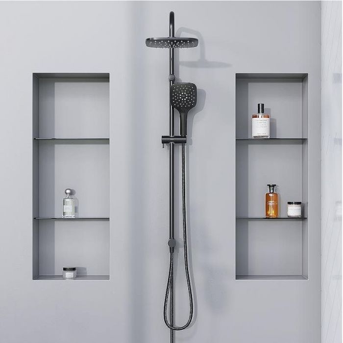 Душевая система Damixa Eclipse 931000300 Черная матовая