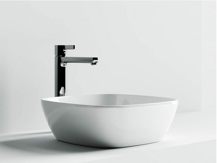 Умывальник CERAMICANOVA Element чаша накладная квадратная CN5006