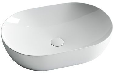 Умывальник CERAMICANOVA Element чаша накладная овальная 600x425x145  мм CN5009