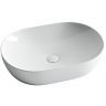 Умывальник CERAMICANOVA Element чаша накладная овальная 600x425x145  мм CN5009