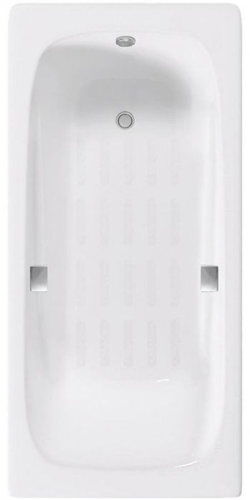 Чугунная ванна Delice Flex 180х85 DLR230632R-AS с отверстиями под ручки с антискользящим покрытием
