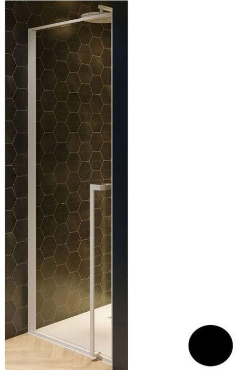 Душевая дверь Riho Lucid GD101 80 G005001121 (GD108B000) профиль Черный стекло прозрачное