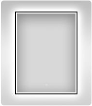 Зеркало Wellsee 7 Rays' Spectrum 60 172201280-172201290 с подсветкой цвет Черный матовый с сенсорным выключателем