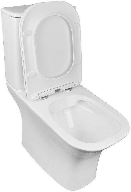 Унитаз компакт Azario Fretta Square AZ-5121 с бачком и сиденьем Микролифт