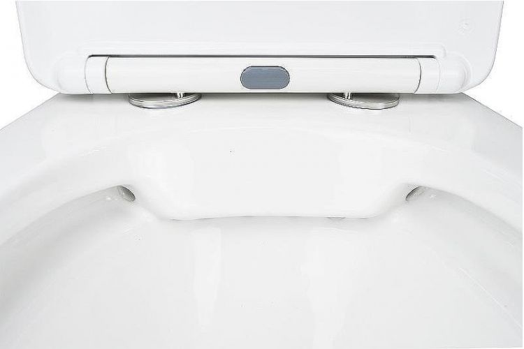 Унитаз компакт Azario Fretta Square AZ-5121 с бачком и сиденьем Микролифт