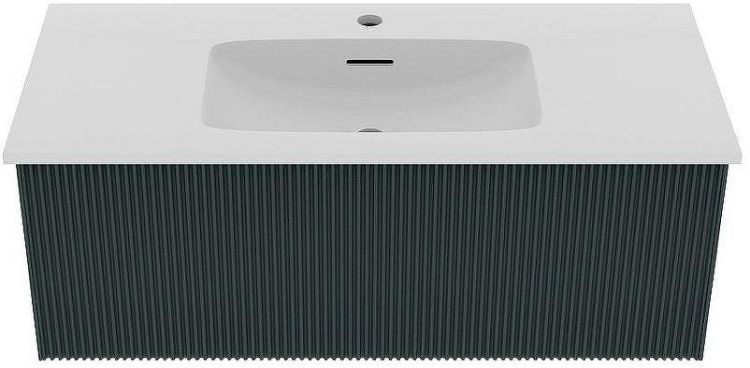 Тумба под раковину La Fenice Terra 100 FNC-01-TER-G-100 подвесная Серо-зеленая