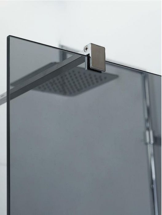 Душевая перегородка Cezares Liberta 100 LIBERTA-L-1-100-GR-Cr профиль Хром стекло серое