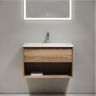 Тумба подвесная SANCOS под раковину Marmi 1.0, дуб чарльстон 790х445х520, MR1.080ECH