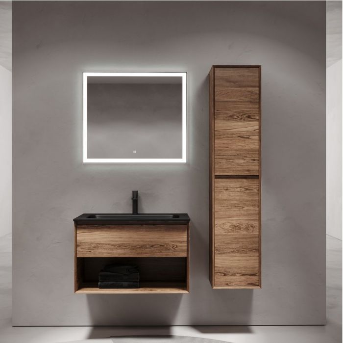 Тумба подвесная SANCOS под раковину Marmi 1.0, дуб чарльстон 790х445х520, MR1.080ECH