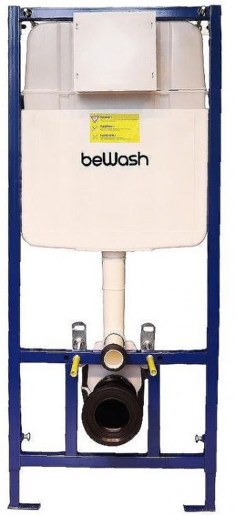 Инсталляция beWash BW74 K500RZVP0200MKK00000 для унитаза с клавишей смыва Хром матовый Инсталляция beWash BW74 K500RZVP0200MKK00000 для унитаза с клавишей смыва Хром матовый