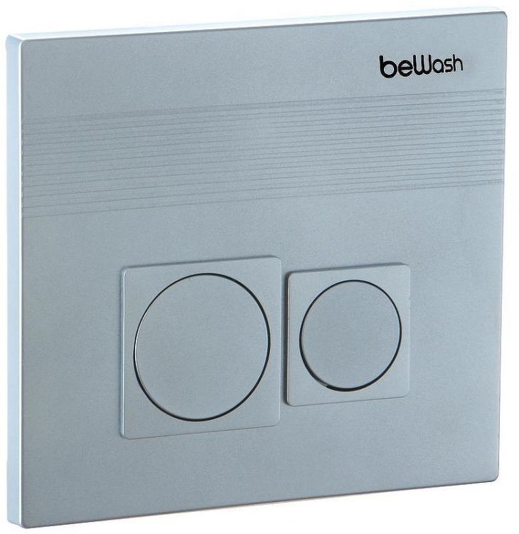 Инсталляция beWash BW74 K500RZVP0200MKK00000 для унитаза с клавишей смыва Хром матовый Инсталляция beWash BW74 K500RZVP0200MKK00000 для унитаза с клавишей смыва Хром матовый