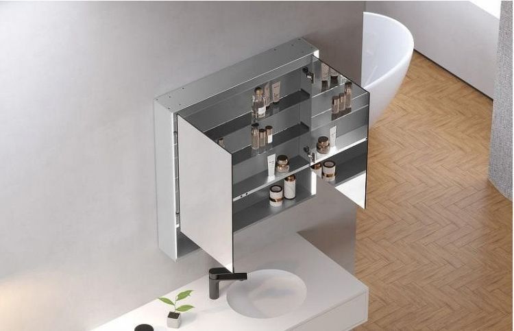 Зеркальный шкаф Esbano ES-5508 80 ESMS5508 с подсветкой с инфракрасным выключателем