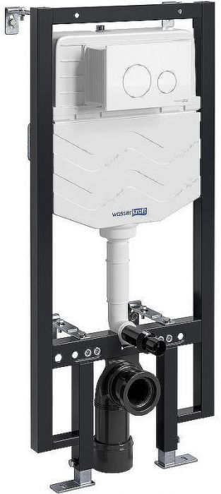 Инсталляция WasserKRAFT Vils 56TLT.010.ME.WM02 для унитаза с Белой матовой клавишей смыва