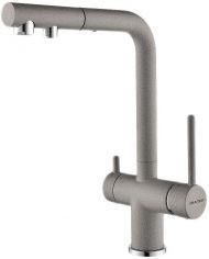 Смеситель для кухни Paulmark Serpentine Se213222-GR Серый