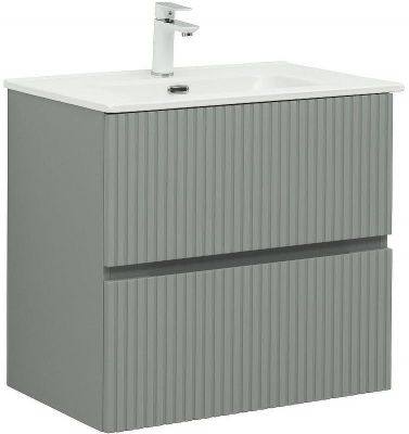 Тумба под раковину Aquanet Джейн 70 313317 подвесная Мисти грин