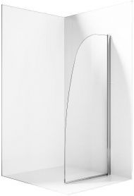 Душевая перегородка Ambassador Walk-in 90х200 15031131 профиль Хром стекло прозрачное