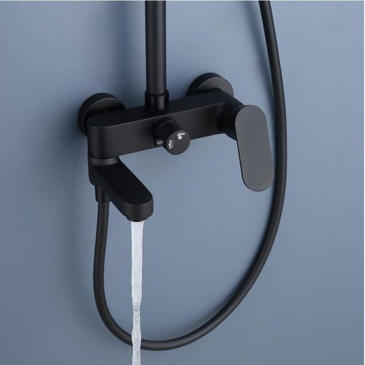 Душевая система ALMAes Salda ALS-615-13 цвет Черный матовый