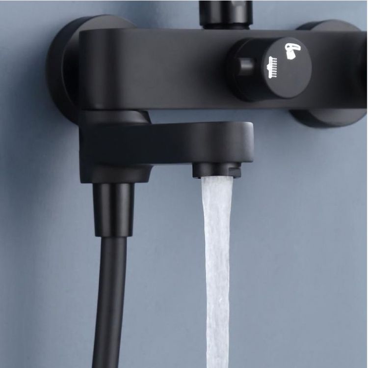 Душевая система ALMAes Salda ALS-615-13 цвет Черный матовый