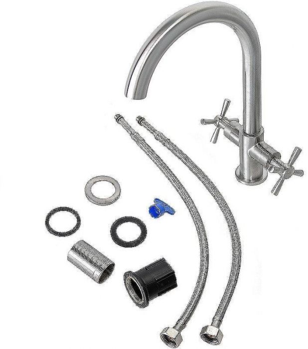 Смеситель для кухни Orange Mia M34-821Ni Никель