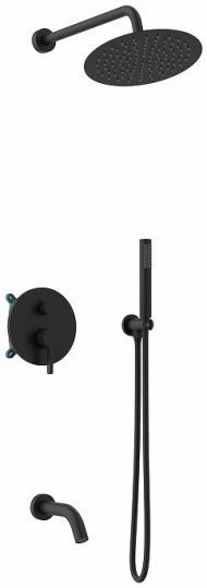 Душевая система Vincea Villa VSFW-1VL3MB цвет Черный матовый
