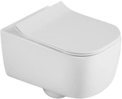 Унитаз Black&amp;White Universe W-730 730W00 подвесной с сиденьем Микролифт
