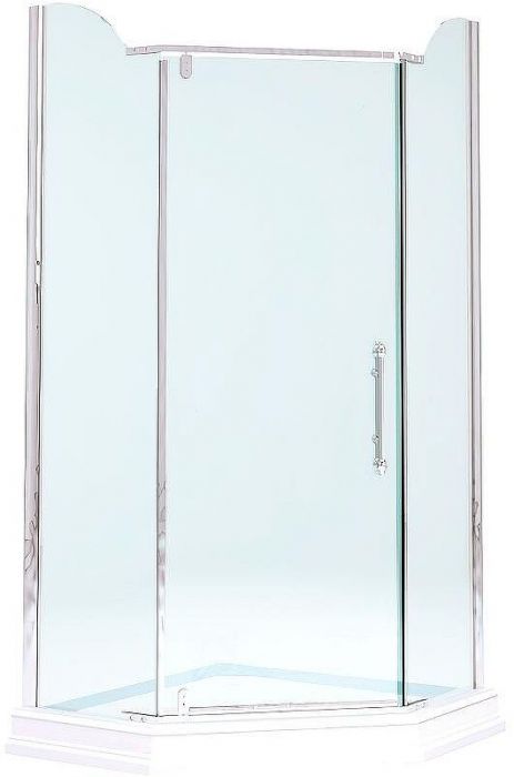 Душевой уголок Migliore Diadema Penta 100x100 24173 профиль Хром стекло прозрачное