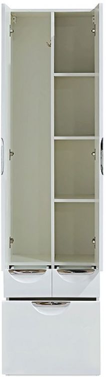 Шкаф пенал Misty Орхидея 50 П-Жас05050-0112Я Белый Шкаф пенал Misty Орхидея 50 П-Жас05050-0112Я Белый