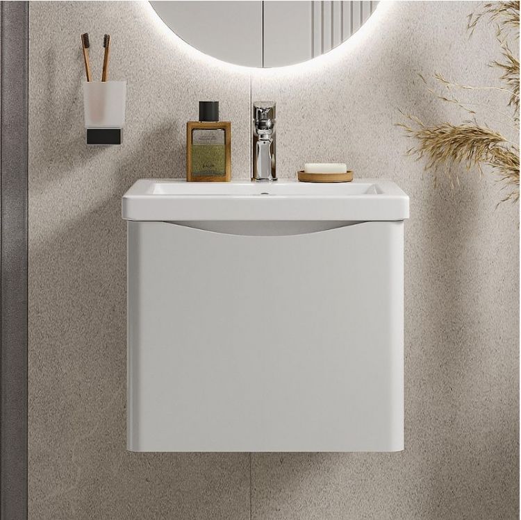 Тумба под раковину Vigo Glem 50 334 подвесная цвет Белый