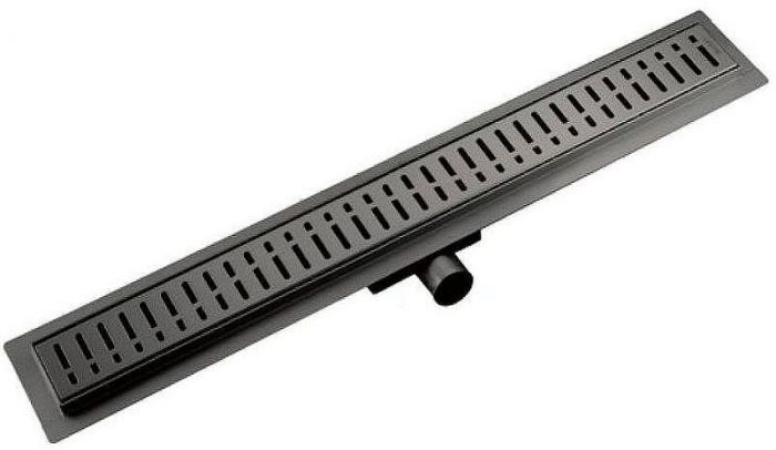 Душевой лоток Gappo G86007-39 с решеткой Оружейная сталь