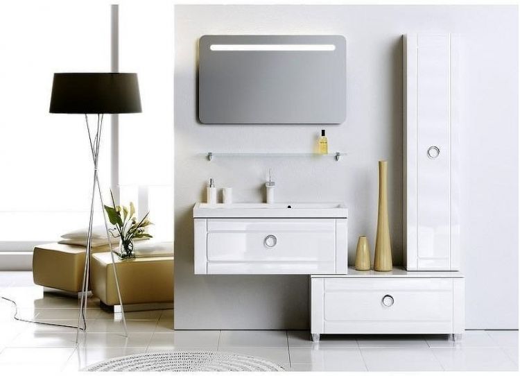 Тумба Aqwella 5 Stars Инфинити 100 Inf.03.10 Белая