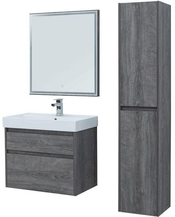 Комплект мебели для ванной Aquanet Nova Lite 60 242920 подвесной Дуб рошелье