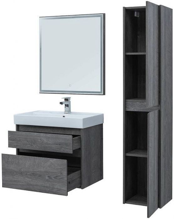 Комплект мебели для ванной Aquanet Nova Lite 60 242920 подвесной Дуб рошелье