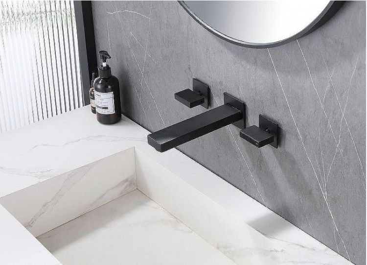 Смеситель для раковины Abber Daheim AF82122B Черный матовый Смеситель для раковины Abber Daheim AF82122B Черный матовый