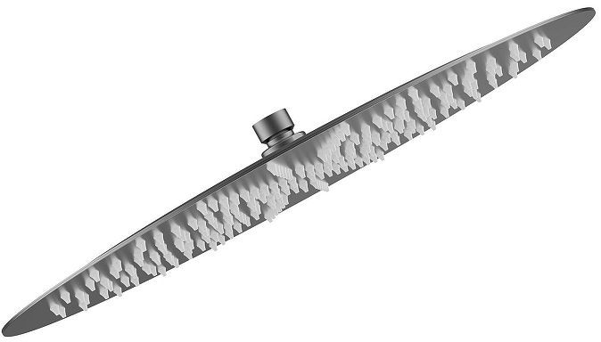 Верхний душ AQUAme AQM8606GM цвет Металл шлифованный