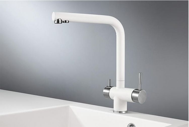 Смеситель для кухни Granula 2305 цвет Арктик