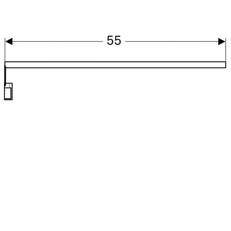 Универсальная подсветка Geberit (2 шт), 550 мм