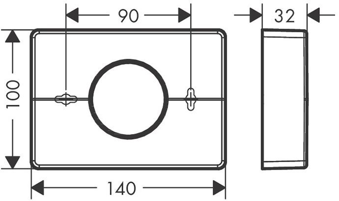 Hansgrohe AddStoris Держатель гигиенических пакетов, цвет: черный матовый
