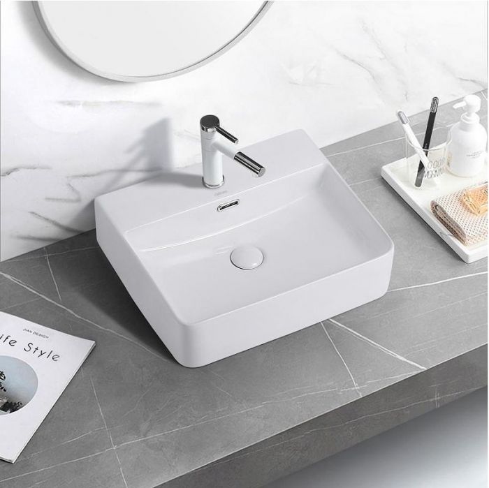 Раковина Abber Rechteck 50 AC2203 Белая