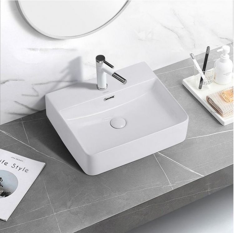 Раковина Abber Rechteck 50 AC2203 Белая