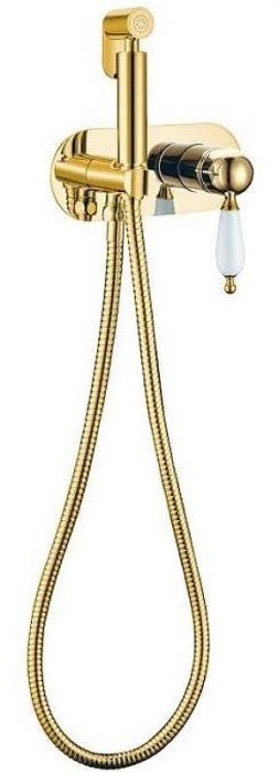 Гигиенический душ со смесителем Boheme Imperiale 425 Золото