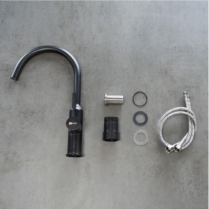 Смеситель для кухни Lemark Expert LM5079BL цвет Черный