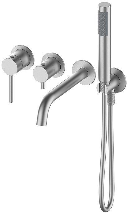 Смеситель для ванны Oliveeka Y OL-889017-BN цвет Никель матовый Смеситель для ванны Oliveeka Y OL-889017-BN цвет Никель матовый