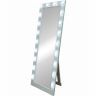 Зеркало Континент 600х1750 ЗГП42 гримерное с подсветкой Белое с механическим выключателем