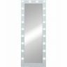 Зеркало Континент 600х1750 ЗГП42 гримерное с подсветкой Белое с механическим выключателем